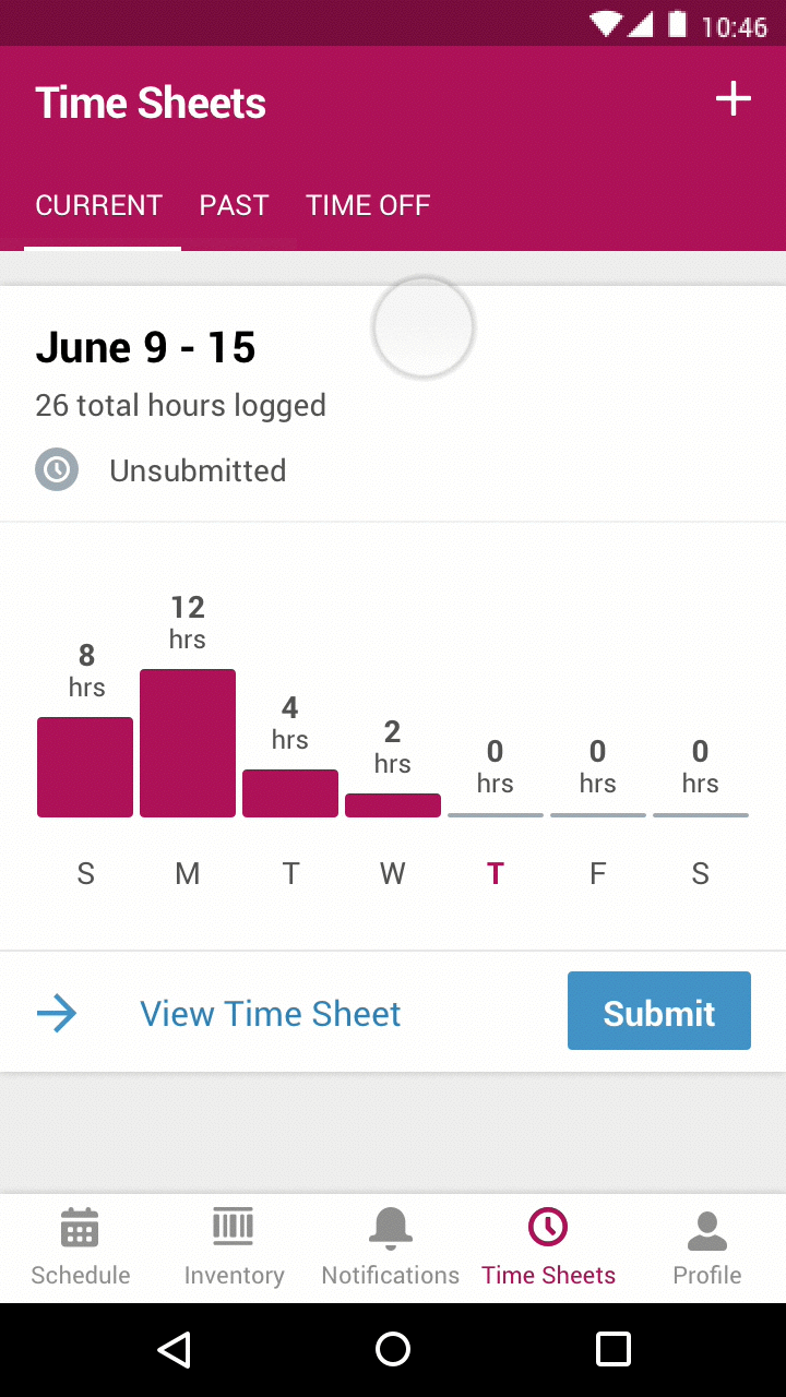 Time sheets